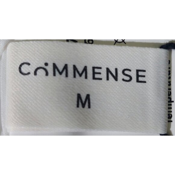 NWT Commense Multi Color Midi Dress W/ Adj. Spaghetti Straps~Ruffled Hem~Medium - Picture 3 of 8